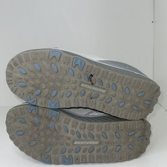 Sketchers Shape Ups Womens Walking Toning Shoe SN11803 White Blue Silver Sz 9.5 - Picture 10 of 10